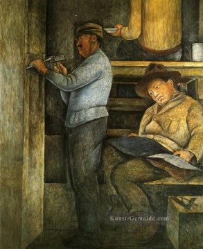 Diego Rivera Werke - der Maler der Bildhauer und der Architekt 1928 Diego Rivera